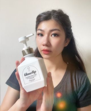 메디픽미 글로우업 인샤워 톤업밀크 300g 바디톤업크림 인샤워톤업 — 5점을 준 리뷰어가 2021년 11월 올린 사용 사진