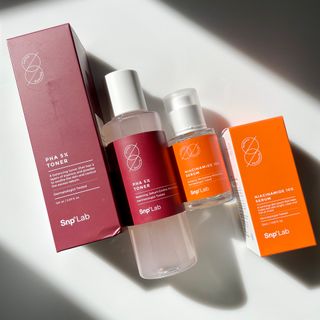 SNP LAB PHA  5 토너 150ml + 나이아신아마이드 10 세럼 32ml 세트 — 4점을 준 리뷰어가 2021년 10월 올린 사용 사진
