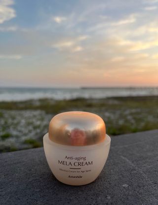 Jutanhak 안티에이징 멜라 크림 50ml / 1.69oz 잡티 &amp; 다크 스팟 케어 하이드레이팅 크림 — 5점을 준 리뷰어가 2023년 7월 올린 사용 사진