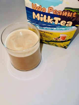 느랑풀 USA_ [neurangpul] JEJU UDO PEANUT MILKTEA 30g*10 — 5점을 준 리뷰어가 2025년 7월 올린 사용 사진