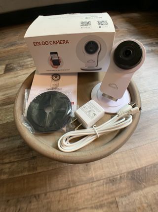 온습도 모니터와 스마트 리모컨이 탑재된 EGLOO cam S4 1080P Wi-Fi 스마트 카메라 — 5점을 준 리뷰어가 2021년 7월 올린 사용 사진