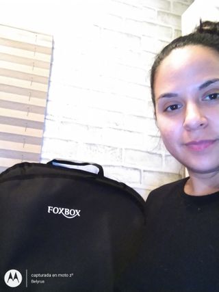 폭스박스 [FOXBOX] 하드 보드와 두꺼운 패딩 메모리 폼이 적용된 FOXBOX 차량용 시트 프로텍터 — 5점을 준 리뷰어가 2021년 2월 올린 사용 사진