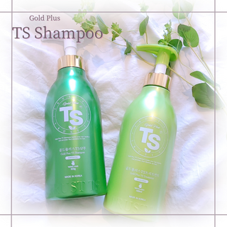 ゴールドプラスセット(シャンプー500g x 1ea/トリートメント500ml X 1ea) — 4점을 준 리뷰어가 2023년 4월 올린 사용 사진