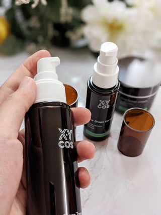 Cica Green Line [Toner, Serum, Cream] — 3.5점을 준 리뷰어가 2021년 9월 올린 사용 사진