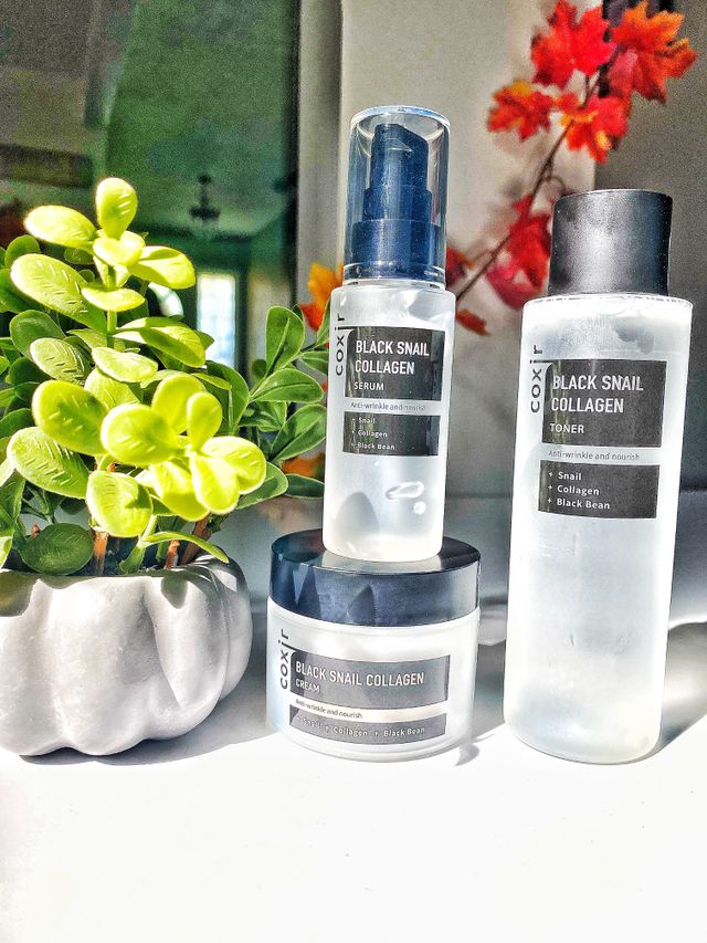Black Snail Collagen Trio Set [Toner, Serum and Cream] 리뷰 사진