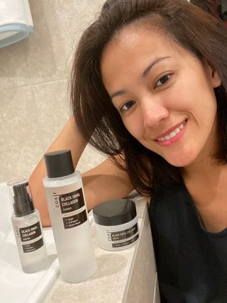 Black Snail Collagen Trio Set [Toner, Serum and Cream] — 5점을 준 리뷰어가 2021년 10월 올린 사용 사진