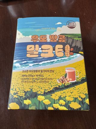 느랑풀 USA_ [neurangpul] JEJU UDO PEANUT MILKTEA 30g*10 — 3점을 준 리뷰어가 2025년 7월 올린 사용 사진