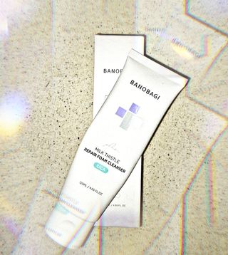 바노바기 코스메틱 바노바기 밀크씨슬 리페어 시카 폼 클렌저 플러스 120ml + 퀵 마스크 플러스 30매 — 5점을 준 리뷰어가 2023년 9월 올린 사용 사진