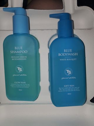 TS 블루에디션(샴푸200ml+바디워시200ml SET) — 5점을 준 리뷰어가 2023년 6월 올린 사용 사진