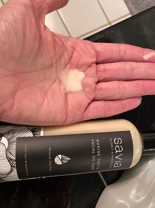 오바코 SAVIA MARINE THETIS FACIAL OIL SOAP — 4.5점을 준 리뷰어가 2022년 2월 올린 사용 사진