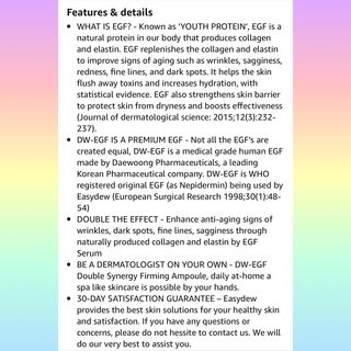이지듀 Easydew DW-EGF 더블 시너지 퍼밍 앰플 30ml 1.01fl oz — 4점을 준 리뷰어가 2021년 9월 올린 사용 사진