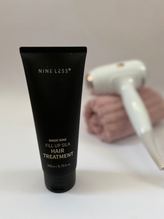 나인레스 매지나인 필 업 실크 트리트먼트 200ml 6.76 fl. 온스 유형에 남겨 — 5점을 준 리뷰어가 2022년 1월 올린 사용 사진
