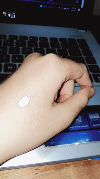 제주인디 렛잇쿨 폴리인디고 진정 리파인 크림 — 4.5점을 준 리뷰어가 2021년 6월 올린 사용 사진