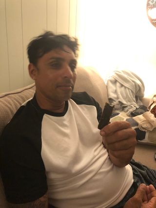 UNCLE NICK 한국 슈퍼 스낵 블랙 &amp; 블랙 김 스낵 — 3점을 준 리뷰어가 2021년 10월 올린 사용 사진