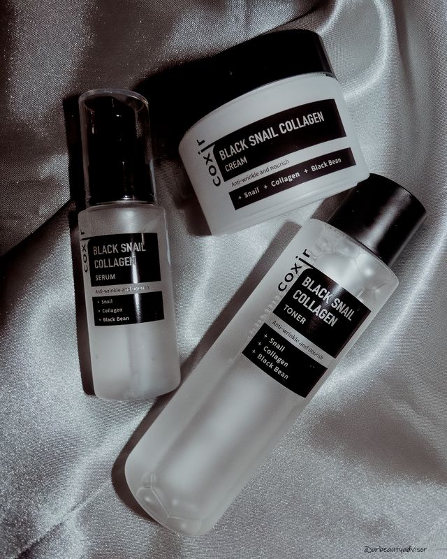 Black Snail Collagen Trio Set [Toner, Serum and Cream] 리뷰 사진