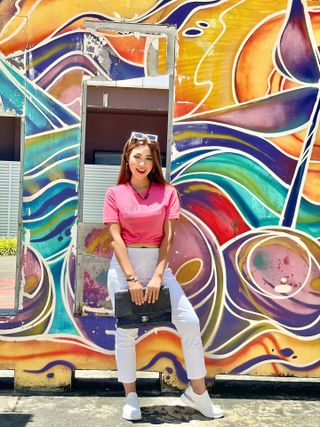[캔마트]Perfect Pants40verSummer 면 MA05137 Ivory / Black A 쇼트 타입 / B 롱 타입 — 5점을 준 리뷰어가 2021년 8월 올린 사용 사진
