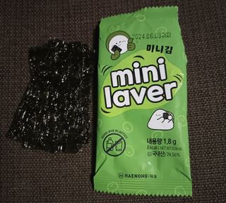 HAENONG, Seaweed mini Laver, Pack of 20 — 5점을 준 리뷰어가 2024년 1월 올린 사용 사진