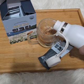 느랑풀 USA_ [neurangpul] JEJU BUCKWHEAT MILKTEA 30g*10 — 5점을 준 리뷰어가 2025년 7월 올린 사용 사진