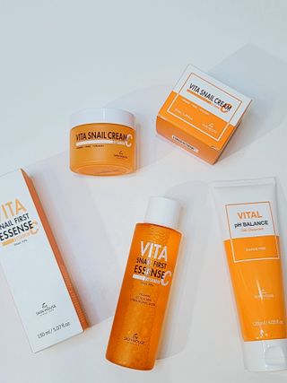 Vita Snail Trio Set [First Essence, Cream, Gel Cleanser] — 5점을 준 리뷰어가 2021년 8월 올린 사용 사진