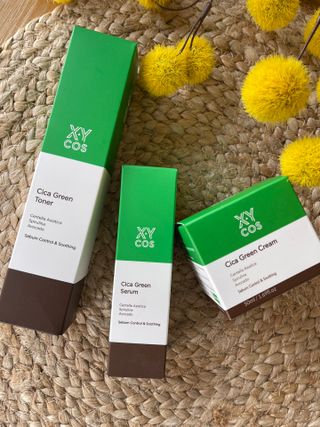 Cica Green Line [Toner, Serum, Cream] — 4.5점을 준 리뷰어가 2021년 9월 올린 사용 사진