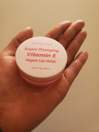 마더메이드 [어머니 만든] 슈퍼 플럼 핑 Vit E 비건 립 마스크 _E — 5점을 준 리뷰어가 2021년 2월 올린 사용 사진