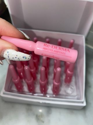 이지듀 리더마 마스터 앰플 1ml x 20 바이알 — 5점을 준 리뷰어가 2021년 2월 올린 사용 사진