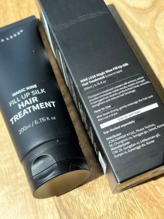나인레스 매지나인 필 업 실크 트리트먼트 200ml 6.76 fl. 온스 유형에 남겨 — 4점을 준 리뷰어가 2022년 6월 올린 사용 사진
