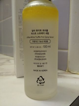 화이트 트러플 퍼스트 스프레이 세럼 — 5점을 준 리뷰어가 2021년 5월 올린 사용 사진
