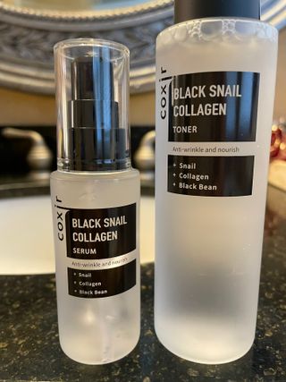 Black Snail Collagen Trio Set [Toner, Serum and Cream] — 4.5점을 준 리뷰어가 2021년 9월 올린 사용 사진
