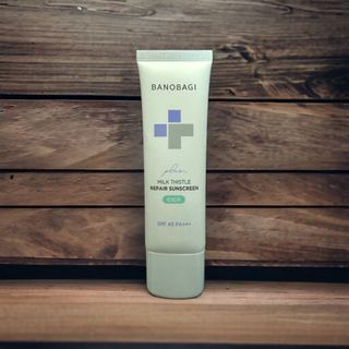 바노바기 코스메틱 바노바기 밀크씨슬 리페어 시카 선스크린 플러스 50ml — 5점을 준 리뷰어가 2023년 11월 올린 사용 사진