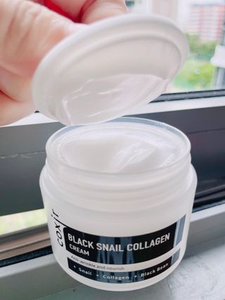 COXIR 블랙 스네일 콜라겐 크림 50ml &amp; 세라마이드 마이크로 더마 클렌저 120ml — 5점을 준 리뷰어가 2021년 8월 올린 사용 사진