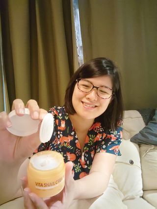 [THE SKIN HOUSE] Vita Snail Cream — 5점을 준 리뷰어가 2022년 11월 올린 사용 사진