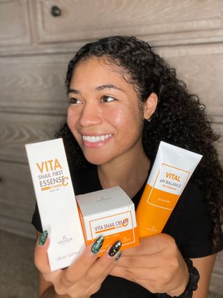 Vita Snail Trio Set [First Essence, Cream, Gel Cleanser] — 5점을 준 리뷰어가 2021년 9월 올린 사용 사진