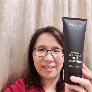 나인레스 매지나인 필 업 실크 트리트먼트 200ml 6.76 fl. 온스 유형에 남겨 — 5점을 준 리뷰어가 2022년 1월 올린 사용 사진