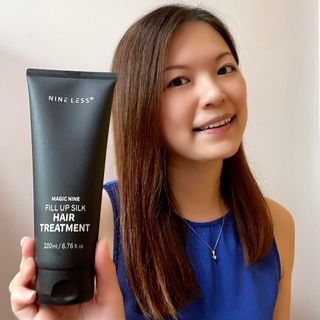 나인레스 매지나인 필 업 실크 트리트먼트 200ml 6.76 fl. 온스 유형에 남겨 — 5점을 준 리뷰어가 2022년 1월 올린 사용 사진