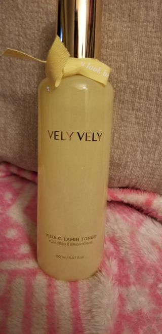 VELY VELY Yuja C-Tamin Toner — 4점을 준 리뷰어가 2021년 4월 올린 사용 사진