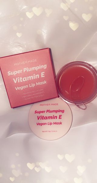 마더메이드 [어머니 만든] 슈퍼 플럼 핑 Vit E 비건 립 마스크 _E — 5점을 준 리뷰어가 2020년 12월 올린 사용 사진
