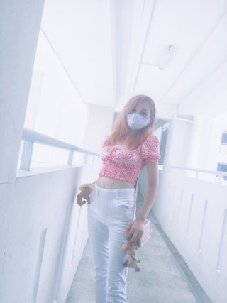 [캔마트]Perfect Pants40verSummer 면 MA05137 Ivory / Black A 쇼트 타입 / B 롱 타입 — 5점을 준 리뷰어가 2021년 8월 올린 사용 사진
