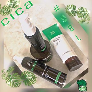 Cica Green Line [Toner, Serum, Cream] — 4.5점을 준 리뷰어가 2021년 9월 올린 사용 사진