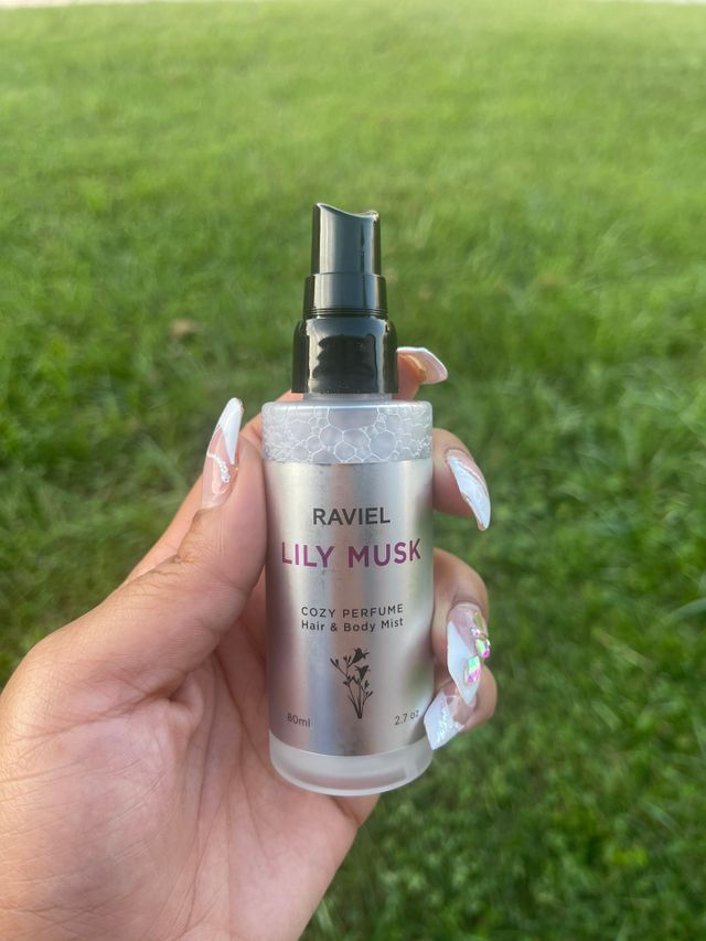 RAVIEL 코지 퍼퓸 헤어 &amp; 바디 미스트 스프레이 2.7 fl oz(80ml), 릴리 머스크/튜브 로즈 리뷰 사진