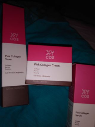 Pink Collagen Line [Toner, Serum, Cream] — 5점을 준 리뷰어가 2021년 10월 올린 사용 사진