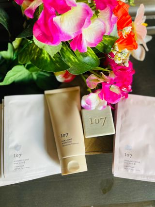 107 HAIR & SCALP HYDRATING Microbiome Treatment 180ml — 5점을 준 리뷰어가 2023년 9월 올린 사용 사진