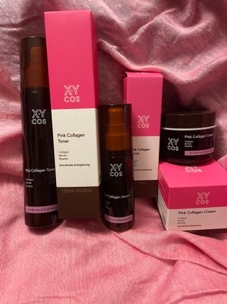 Pink Collagen Line [Toner, Serum, Cream] — 3점을 준 리뷰어가 2021년 9월 올린 사용 사진