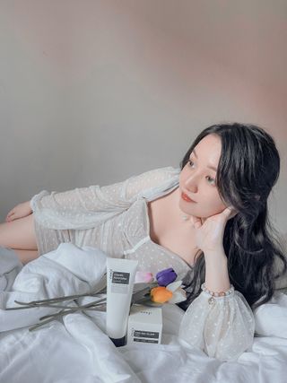COXIR 블랙 스네일 콜라겐 크림 50ml &amp; 세라마이드 마이크로 더마 클렌저 120ml — 5점을 준 리뷰어가 2021년 8월 올린 사용 사진