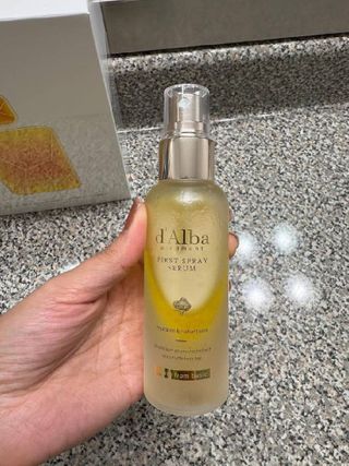 구매평용[dAlba] Exclusive duo - Italian White Truffle First Spray Serum  + Double Serum & Cream — 5점을 준 리뷰어가 2025년 1월 올린 사용 사진