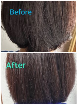 Rich Salon Morocco Argan Oil Serum 사라나라, 리치 살롱 모로코알 건 오일 세럼 — 5점을 준 리뷰어가 2023년 5월 올린 사용 사진