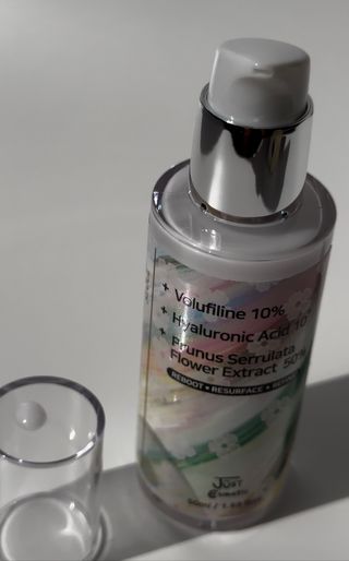저스트 코스메틱 [JUST COSMETIC SKIN CARE SET] JUST TONER, JUST SERUM, JUST CREAM — 5점을 준 리뷰어가 2023년 5월 올린 사용 사진