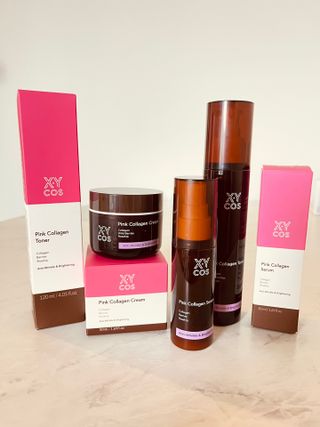 Pink Collagen Line [Toner, Serum, Cream] — 5점을 준 리뷰어가 2021년 10월 올린 사용 사진