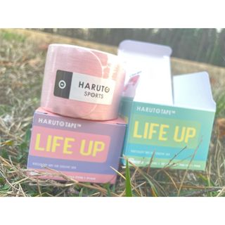 HARUTO 하루토 라이프 UP 엑스트라 센서티브 키네시올로지 테이프 — 5점을 준 리뷰어가 2023년 2월 올린 사용 사진