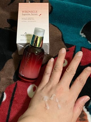 [The Skin House] Wrinkle Supreme Serum — 5점을 준 리뷰어가 2022년 12월 올린 사용 사진